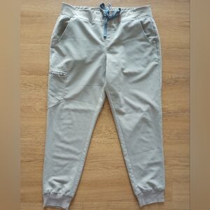 FIGS Tan Zamora Joggers Large